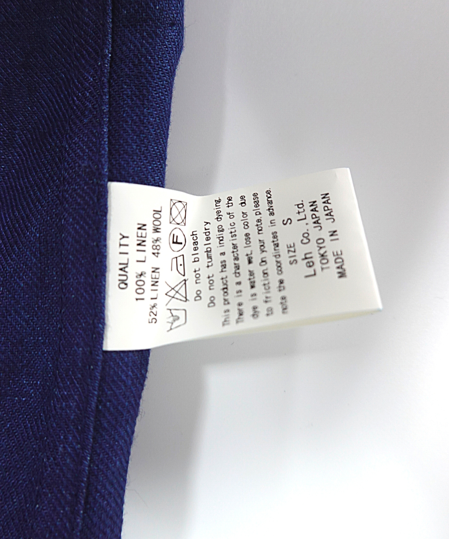 Leh チベット風 デニム長袖シャツ-6